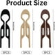 thumbnail image 2 of 9 PCS Matte French Hair Pins for Women,French Twist Hair Pin,Hair Clips for Styling,Hair Pins, 2 of 5