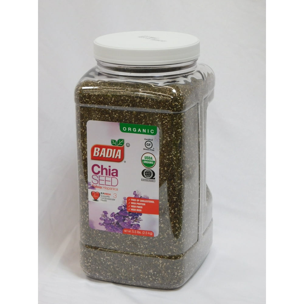 Badia Organic Chia Seeds, 5.5lbs