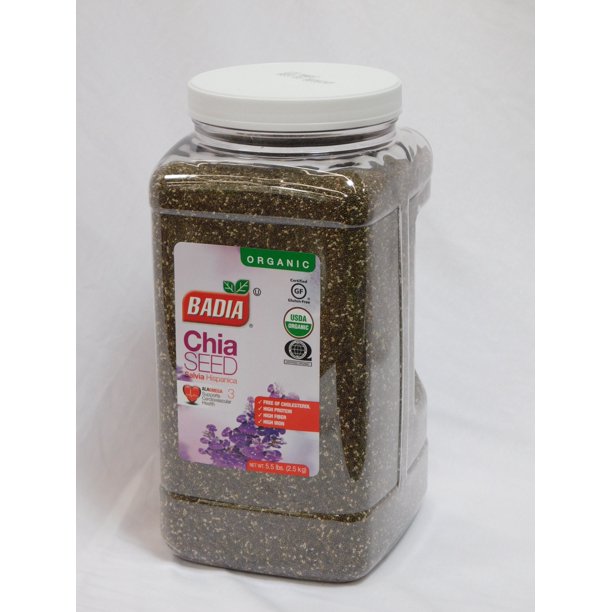 Badia Organic Chia Seeds, 5.5lbs