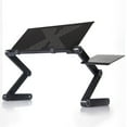 thumbnail image 2 of Adjustable Laptop Stand  Foldable Notebook Holder  Computer Stand  Portable Home Use Assembled Folding Table Black 18.90*10.24 inch, 2 of 11