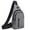 Gray, variant on Large Capacity Sling Bag Crossbody Backpack with Headphone Hole for Men Waterproof Sling Backpack with Straps Cross Body Travel Chest Bag Hiking Casual Shoulder Daypack for All Body Shapes