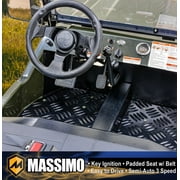 Massimo Mini 125 Go Kart 125cc 9HP 2-Seater 25 MPH Go Cart - Green
