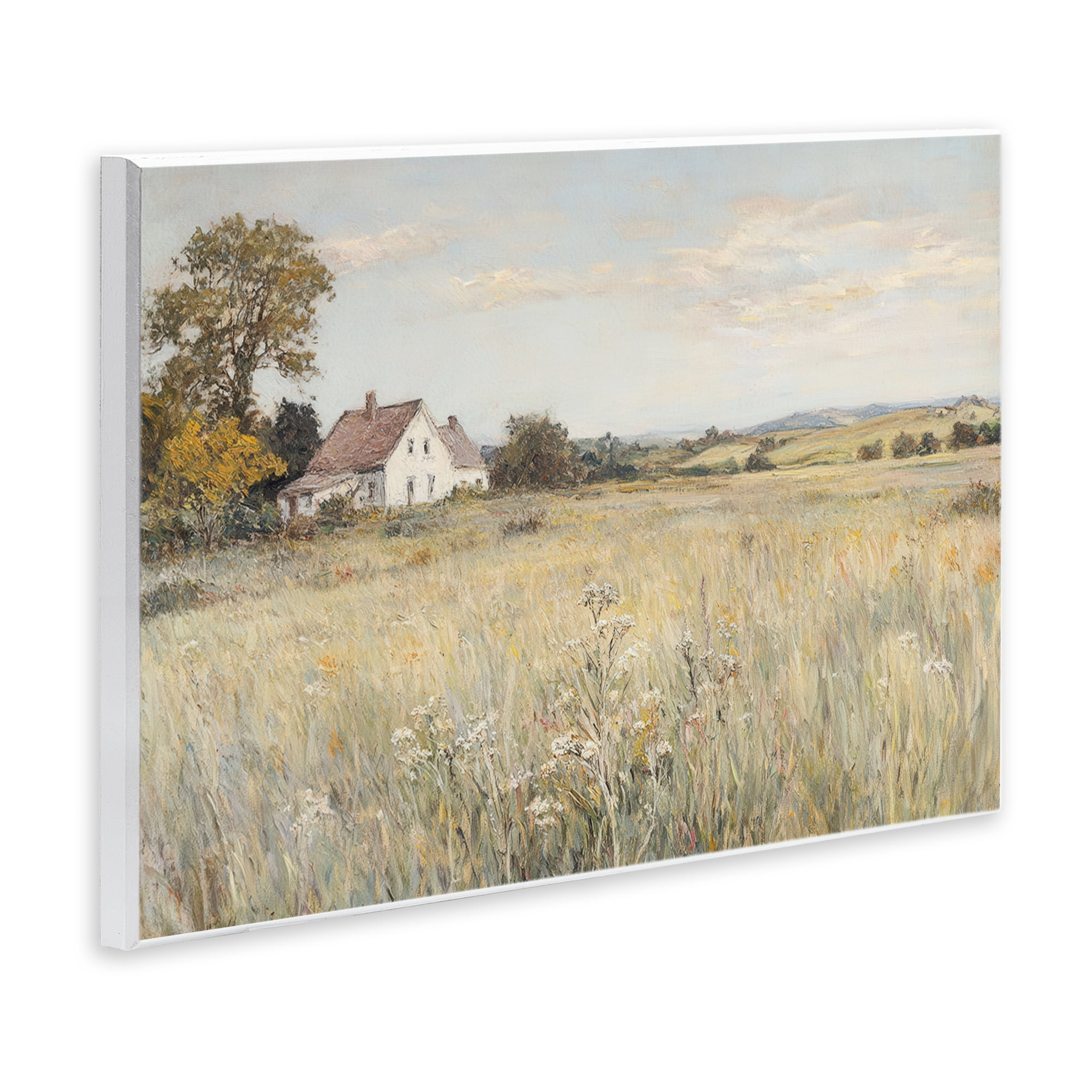Stupell Industries Country Living in Golden Meadow Wall Plaque Art, design by Petal Prints Design