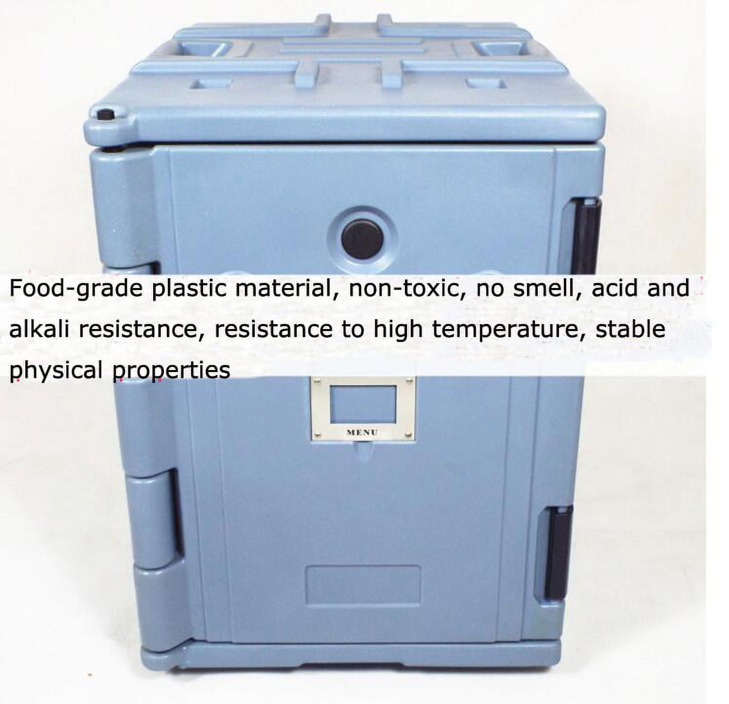 INTBUYING Insulated Food Transport Carrier Expandable Catering Hot Cold  Dish Pan Containers Plates not included