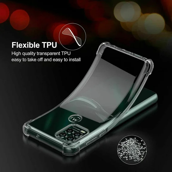 For Motorola Moto G Stylus 5G 2021 Slim Clear Shockproof Soft Tpu Phone Case