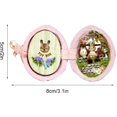thumbnail image 4 of HUGFEGWE Dollhousse Miniature DIY House Kit Walnut Shell Bunny Building Cabin Handmade Home Craft Model Mini Kit for Child and Lover Friend UA824-9724, 4 of 9