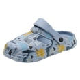 thumbnail image 2 of CUZIBR Summer Toddler Girls Clogs Garden Shoes Cute Cartoon Animal Graphic Lightweight Non-Slip Tole Breathable Water Sandals Outdoor Beach Pool Soft Casual Footwear Slipper,Blue,4-5 Years, 2 of 6