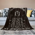thumbnail image 5 of Pastor Appreciation Gifts Pastor Blanket Pastor Gifts for Men Women,Christian Gifts for Pastor Throw Blankets 50x60inches,Thank You Gift for Pastor Appreciation Day, Christmas, 5 of 6