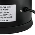 thumbnail image 2 of 1000W 8L/270Oz Stainless Steel Electric Commercial Coffee Urn / Percolator Coffee Pot,30-110°C/86-230°F, 2 of 14