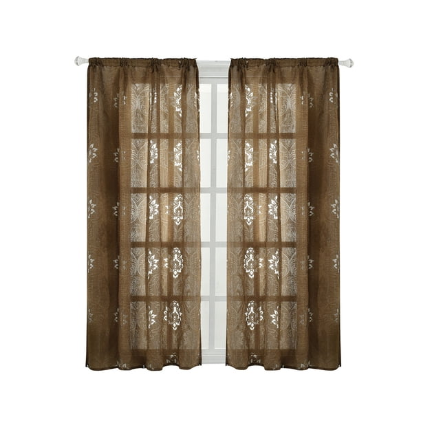 Tótem Hogar Cortinas De Gasa De Desgaste De Vidrio Semi-Sombreado Panel De Coches Sala De Estar Dormitorio Dormitorio Decoración De La Ventana 1111Fourone JJ23788