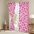 thumbnail image 3 of Castle Fairy Animal Cheetah Print Black Out Curtains for Girls Teens Women,Abstract Geometric Curtains Pack Of 2 (42X63 Each),Dreamy Princess Bedroom Curtains,Super Cozy Room Decor, 3 of 6