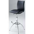 thumbnail image 3 of Modern Upholstered Faux Leather Dining Room Barstool, set of 2 White, 3 of 4