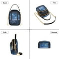 thumbnail image 3 of FORMRS Crossbody Bag for Women Quilted Travel Shoulder Cell Phone Purse with Chain Strap Handbag, Window Space, 3 of 7