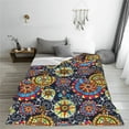 thumbnail image 5 of Sikiie Colorful Compasses Ultra-Soft Micro flannel Blanket Luxury All Seasons Warm Blanket for Bedding Sofa and Travel (4 sizes)-50"x40", 5 of 7