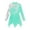 A Blue-green, variant on Aislor Kids Girls Figure Ice Skating Dress Roller Skating Ballet Tutu Dress Gymnastic Skirted Leotard Dancewear