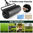 thumbnail image 5 of Gymax Lawn Roller Push/Tow Behind a Tractor Sod Drum Roller for Park Yard Garden Farm Black, 5 of 10