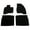 Black, variant on Ikon Motorsports Floor Mats Compatible with 2015-2019 Ford Explorer Black Nylon Car Floor Mats Carpet Front Rear Row 4PCS Set