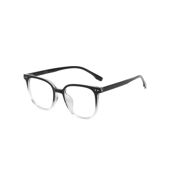 Fvsianol Anti blue Light Spectacles Blue Light Filter Glasses Blue Light Blocking Glasses Unisex Large Frame Clear View Strong Hinge Transparent with Brim Eye Protection Clear Bluelight
