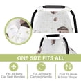 thumbnail image 4 of Baby Car Seat Cover, Infant Carseat Canopy Newborn Carrier Stroller Covers for Girls Boys, Lightweight Breathable Fit Summer Spring Autumn, 4 of 7
