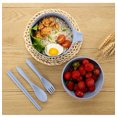 thumbnail image 4 of Clearance! JMYHOAM Camping Tools and Gadgets Instant Bowl With Lid Tableware Student Dormitory Bowl And Chopsticks Set Instant Bowl With Lid Outdoor Activities, 4 of 6