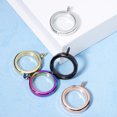thumbnail image 3 of 5 Pcs Pendentif Médaillon Photo Rond Médaillon Flottant Collier Charme Bijou Pendentif, 3 of 5