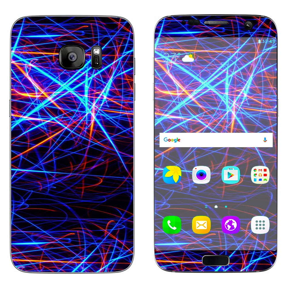Skin Decal For Samsung Galaxy S7 Edge / Lasers Neon Laser Beams