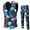 Blue, variant on Penkiiy Blazer Set for Men Men's Fashion Valentine's Day Suit Vest + Suit Pants Two-piece Suit Black Blazer