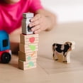 thumbnail image 3 of Set de tren de juguete Melissa & Doug Wooden Farm con 3 coches Melissa & Doug NA, 3 of 9