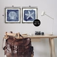 thumbnail image 4 of Stupell Industries Shell & Starfish Impressions Nautical & Beach Painting Gray Floater Framed Canvas Art Print Wall Art, 18 x 18, Set of 2, 4 of 10