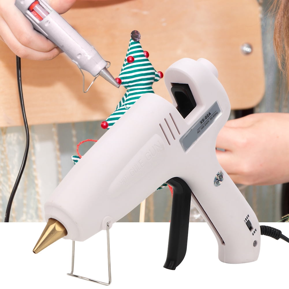 Silicone Hot Glue Gun Electrical Adjustable Hot Glue Melt Tool with Ergonomic Handle US Plug