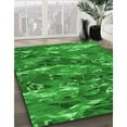 thumbnail image 2 of Ahgly Company Indoor Rectangle Patterned Green Area Rugs, 8' x 10', 2 of 6