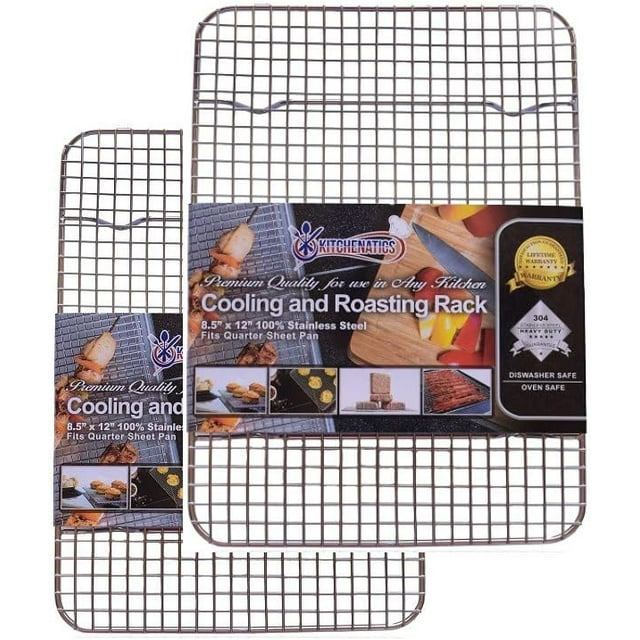 Premium Toaster Oven Pan Nonstick Set of / Sheet Pan for Baking Small Cookie Sheet Tray Durable Small Baking Trays for Oven Aluminum Baking Sheet Toaster Oven Tray x in