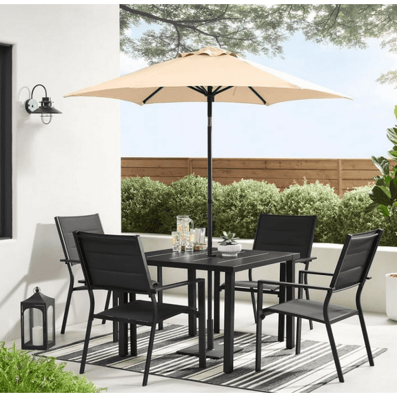 Mainstays Dashwood 5 Piece Dining Set, Black