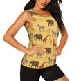 thumbnail image 2 of Easygdp Cute Animals Women's Workout Tank Top, Running Top, Hiking Shirt, Quick-Dry for Running, Yoga, Hiking - Medium, 2 of 9