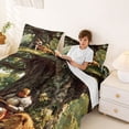 thumbnail image 3 of Erosebridal Jungle Animal Lions Queen Sheet Sets,Natural Scenery Bed Set For Boys Kids 4-Piece, 3 of 6