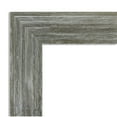 thumbnail image 3 of Amanti Art Beveled Wood Bathroom Wall Mirror - Fencepost Grey Narrow Frame Fencepost Grey Narrow Outer Size: 33 x 27 in, 3 of 5