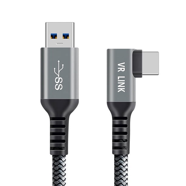 Cable de datos de realidad virtual de 5 m para Oculus Quest2 Link, cable de transmisión tipo C, cable USB 3.2 gen1