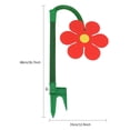 thumbnail image 3 of Dalazyyg Arroseur de Jardin en Forme de Fleur 720 Arroseur d'Irrigation Rotatif Jouets (Rouge), 3 of 4