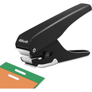  GOOACC Badge Hole Slot Punch for ID Cards Hand Held, One Slot  Puncher, 15mm x 3mm Hole, No Burrs Holes, Metal Hole Punch for ID Cards, Badge  Holes, 1 MM