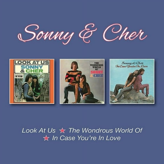 Sonny & Cher - Look At Us / Wondrous World Of / In Case You'Re In - Music & Performance - CD