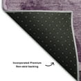 thumbnail image 3 of Addison Rugs Mayfield Washable Contemporary Abstract Purple Rectangle Rug, 5' x 7'6", 3 of 6