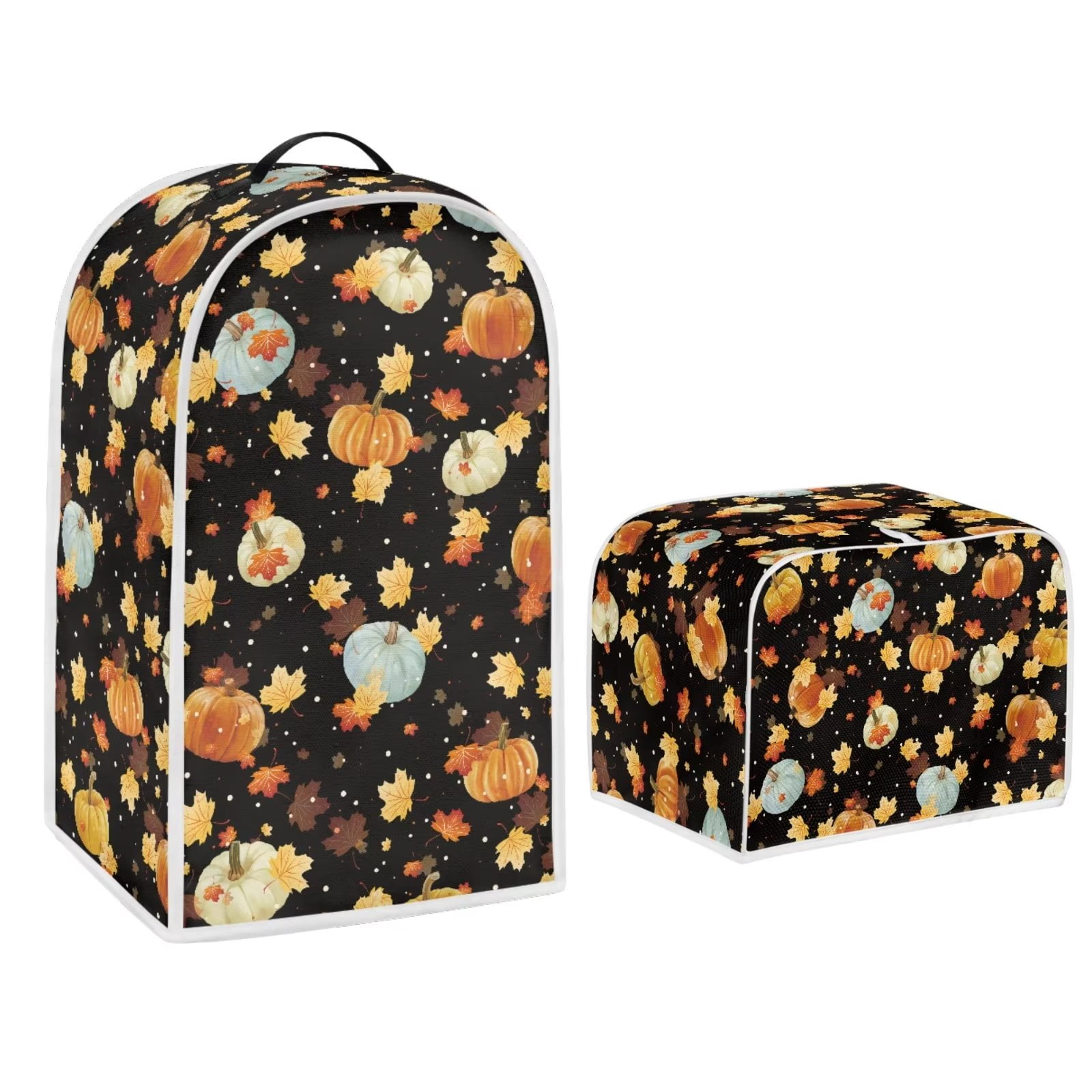Renewold Pumpkins Blender Covers 2 Slice Toaster Cover for Kitchen Fall