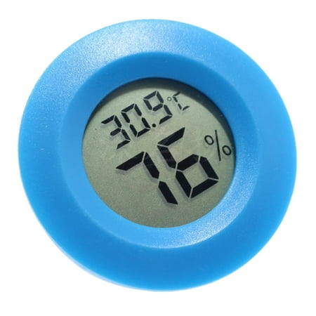 Thermometer Humidity Hygrometer For Reptile Snakes Amphibians Tank Blue