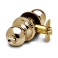 thumbnail image 1 of Copper Creek BK2030PB Ball Door Knob, Privacy Function, 1 Pack, Polished Brass, 1 of 7