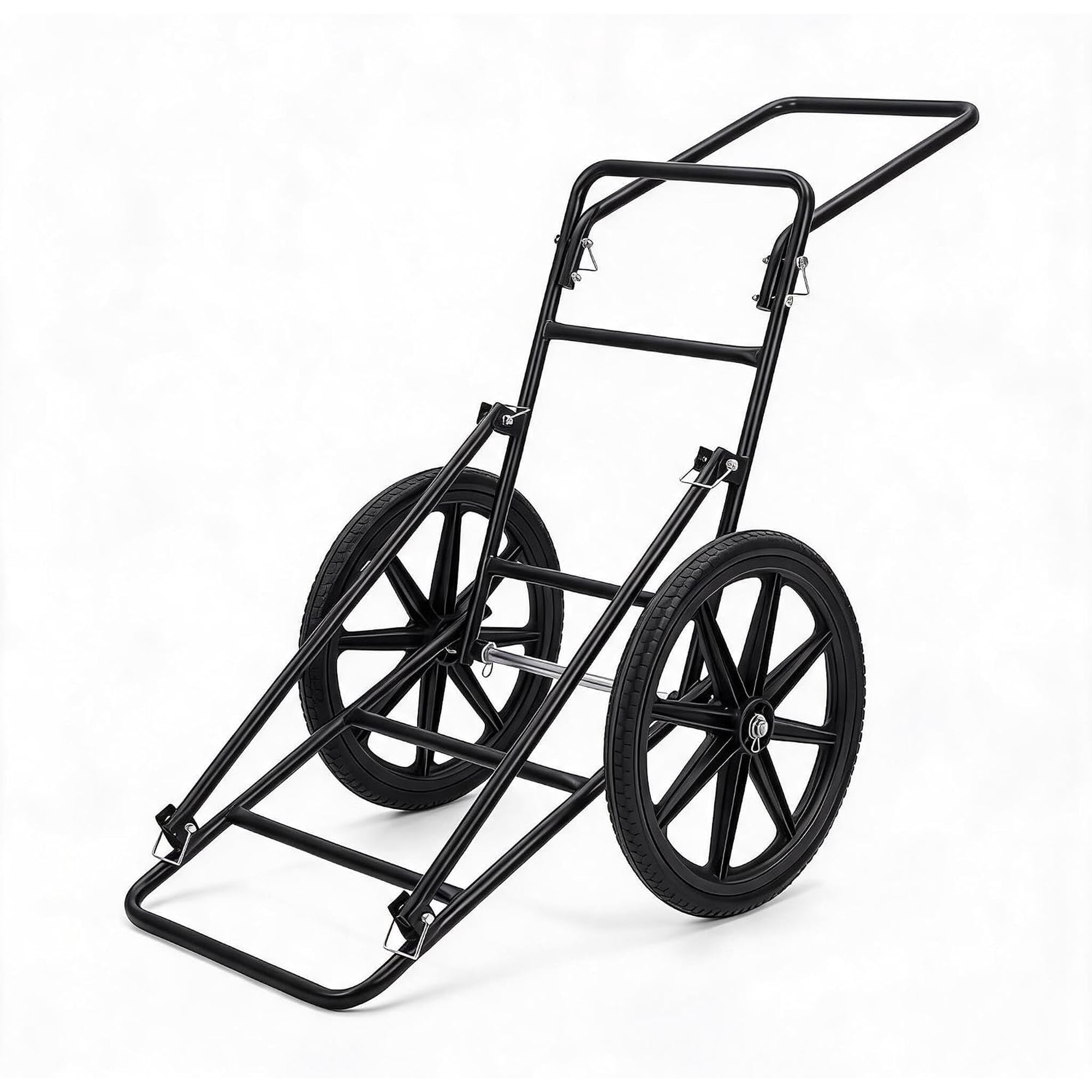 Memoryfield 500 LBS Folding Deer Game Cart Heavy-Duty Hunting Hauler with All-Terrain Rubber Wheels Folding Game Transport Cart