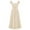 Beige, variant on Elegant Corset Dress Summer Dress with Pockets for Women Sleeveless Mid-Length Cottage Style