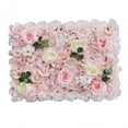 thumbnail image 2 of simhoa Artificial Panel Background Floral Panel Rose Flower Panel Backdrop for Wedding Champagne, 2 of 8