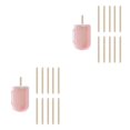 thumbnail image 2 of Wosthever Moldes para helados, congelador, cocina de plástico, verano, congelación, molde para hacer alimentos, reutilizable, Manual, hecho a Rosa 2Conjunto, 2 of 6