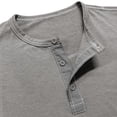 thumbnail image 6 of Fnnxeal Mens T-Shirts Fashion Crew Neck Long Sleeve Fall Winter Casual Gray Shirts for Men Size M, 6 of 7