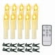 thumbnail image 1 of 10 Velas LED Sin Llama Con Pilas para Navidad (beige Unidades), 1 of 3